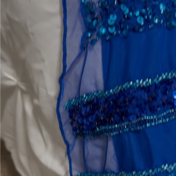 Ashley Lauren prom dress, size 10, slit on side - Picture 13 of 15